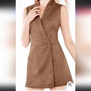 BCBGMaxAzria faux suede dress, size XXS